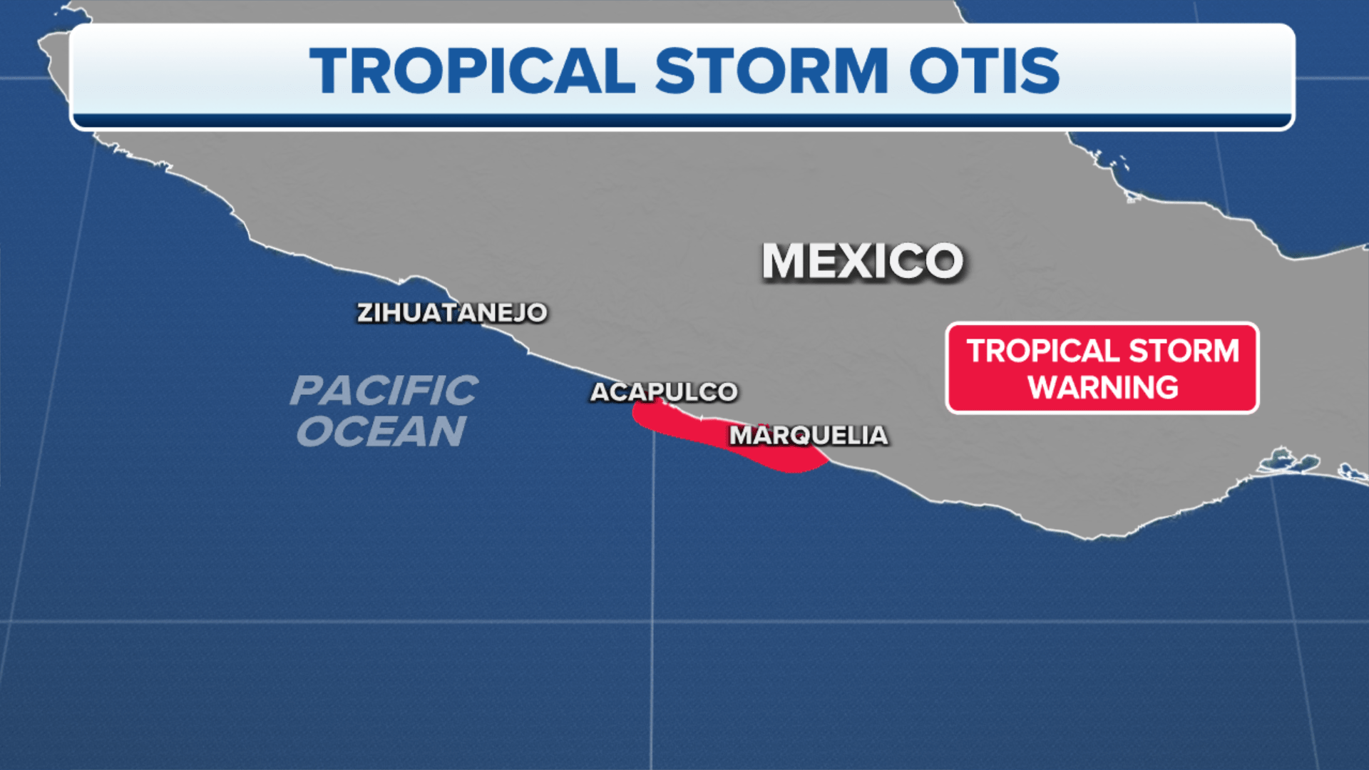 Tropical Storm Otis tracker Live information, current watches and